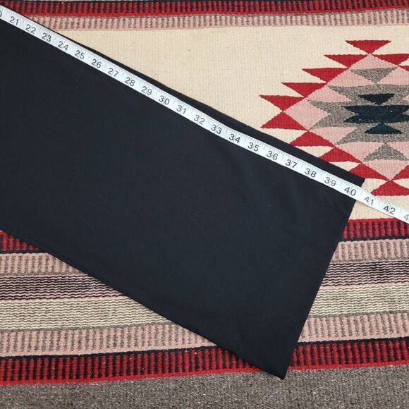 Akris Punto Black Wool Slacks Pants Sz US 10 Straight Leg Minimalist Career Work - Picture 8 of 9